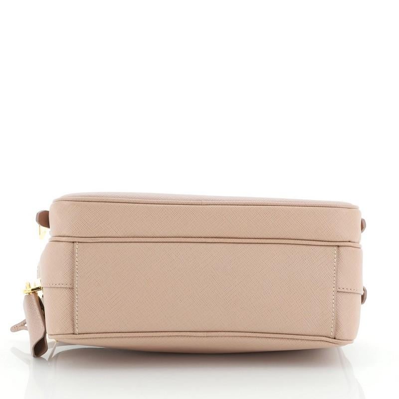 Prada Front Pocket Crossbody Bag Saffiano Leather Small In Good Condition In NY, NY