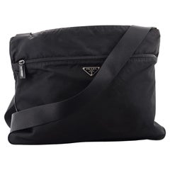 Prada Front Pocket Messenger Bag Tessuto Large