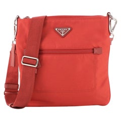 Prada Front Pocket Messenger Bag Tessuto Medium