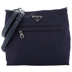 Prada Front Pocket Messenger Bag Tessuto Medium