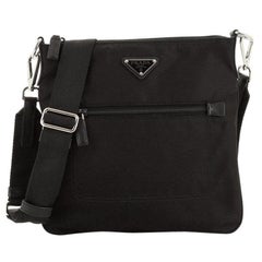 Prada Front Pocket Messenger Bag Tessuto Medium