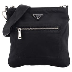 Prada Front Pocket Messenger Bag Tessuto Medium