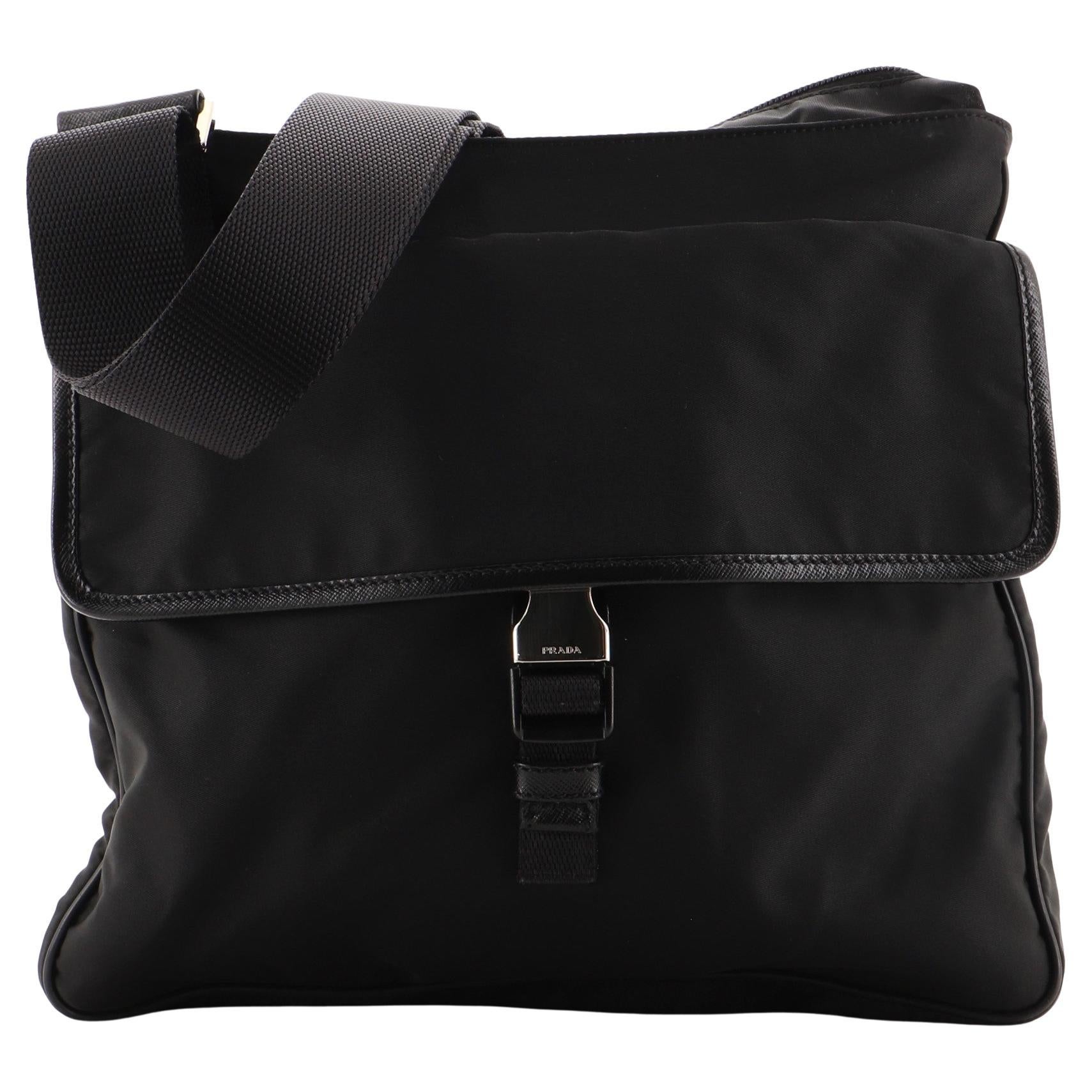 Prada Convertible Sound Bag Vernice Saffiano Leather Mini at 1stDibs