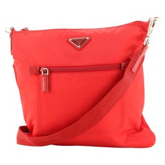 Prada Front Pocket Messenger Bag Tessuto Medium