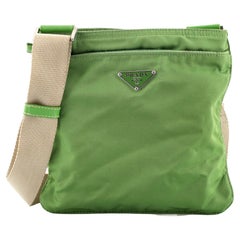 Prada Front Pocket Messenger Bag Tessuto Small