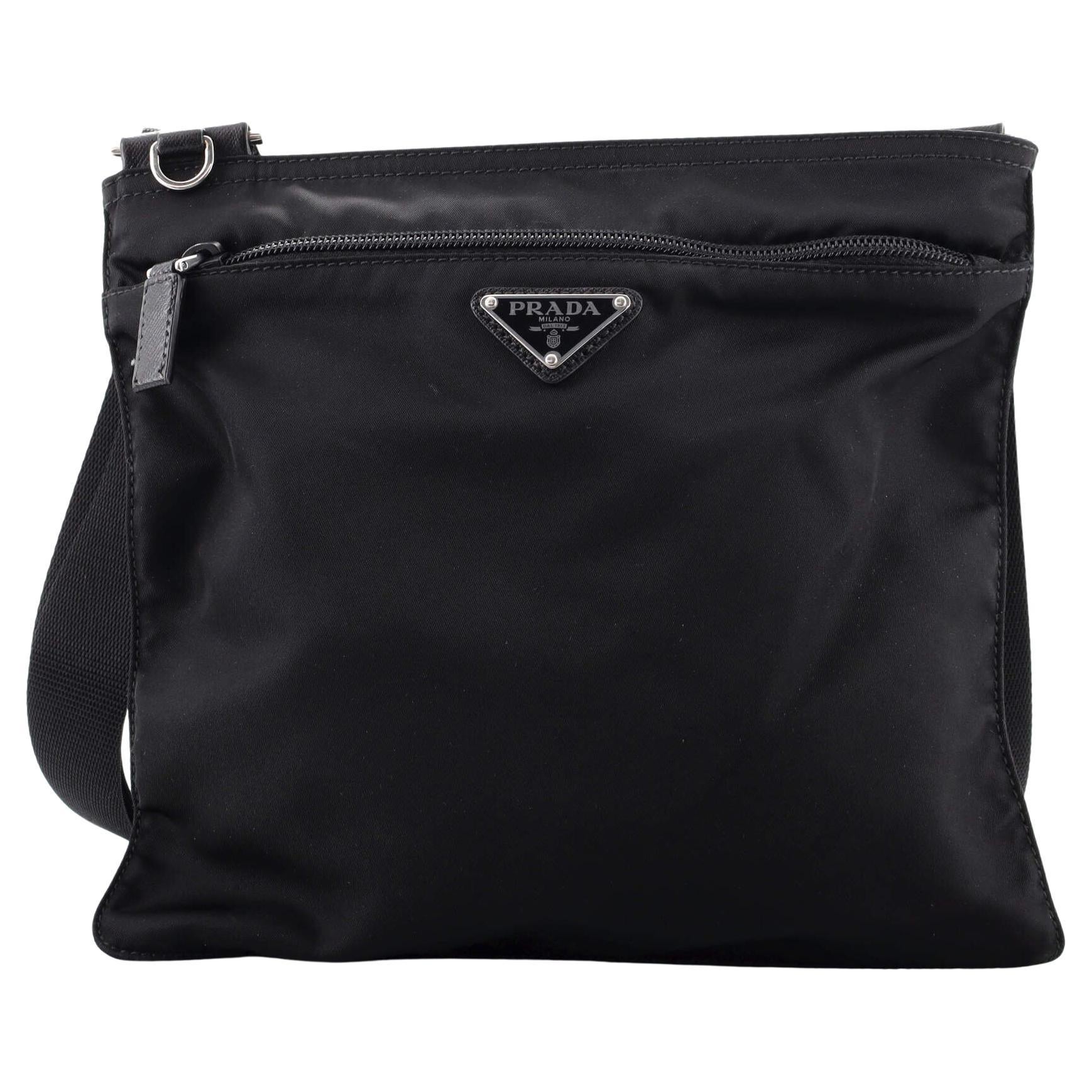 Prada Front Pocket Messenger Bag Tessuto Small at 1stDibs  prada nylon  messenger bag, prada messenger bag, tessuto messenger bag