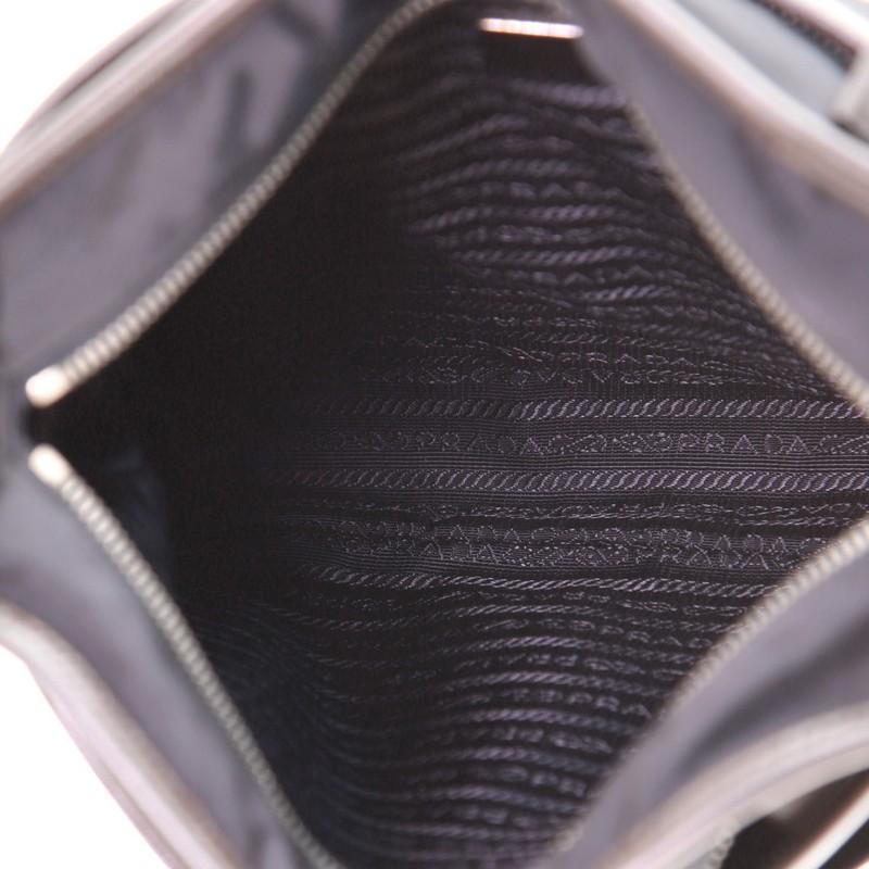 Women's or Men's Prada Front Pocket Messenger Tessuto with Saffiano Leather