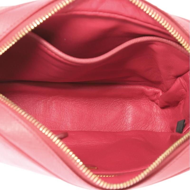 Prada Front Pocket Zip Crossbody Bag Saffiano Leather Mini 1