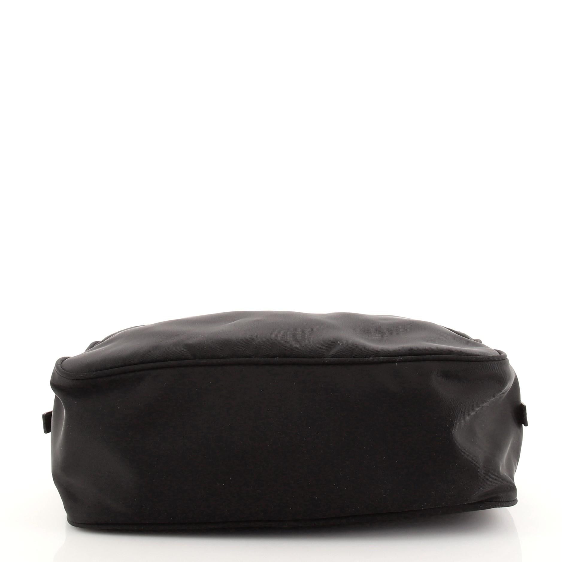 Women's or Men's Prada Front Pocket Zip Shoulder Bag Tessuto Small
