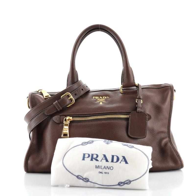 Condition: Good. Odor in interior. Loss of shape on exterior, heavy discoloration and wear on exterior corners. Scuffs on exterior and handles, scratches and tarnish on hardware.
Accessories: Luggage Tag, With Strap
Measurements: Handle Drop 6