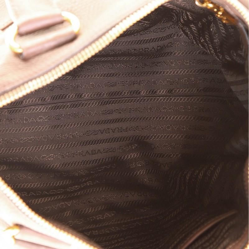 Women's or Men's Prada Front Zip Convertible Satchel Vitello Daino Medium