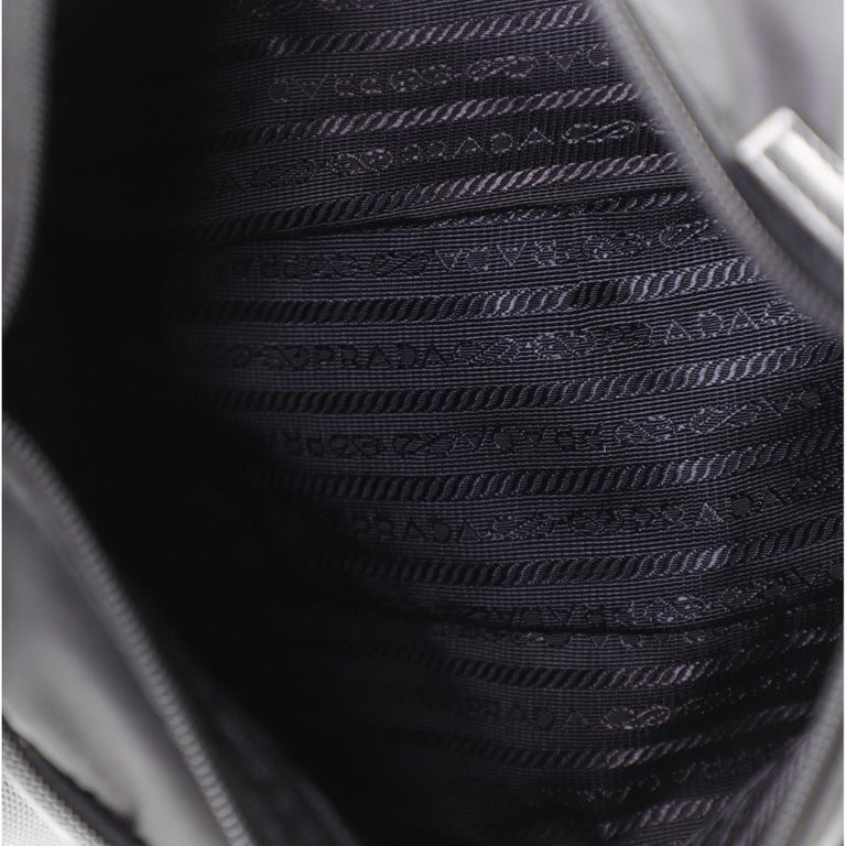 Prada Front Zip Messenger Bag Tessuto Medium at 1stDibs