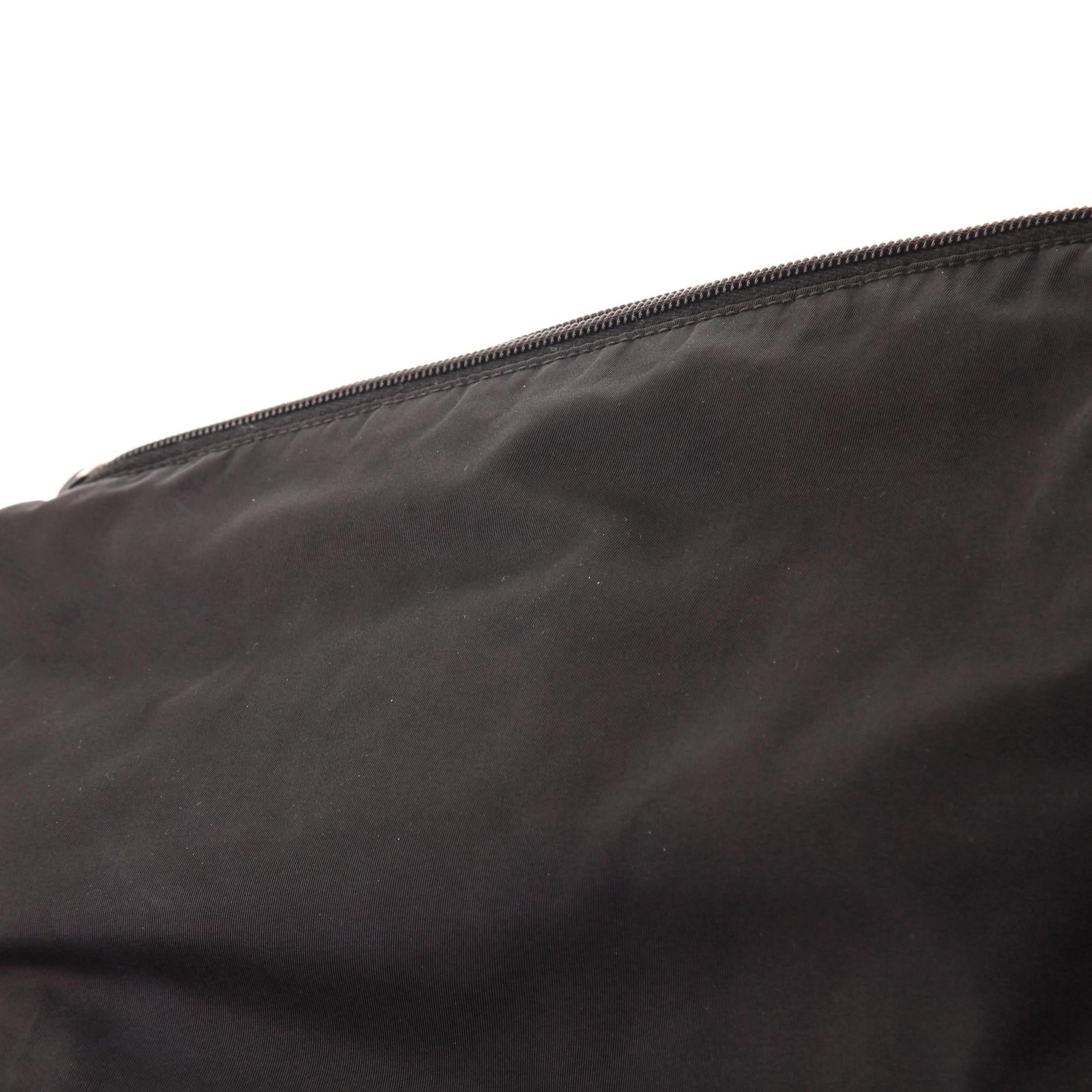 Prada Messenger Bag Tessuto mit Reißverschluss vorne Medium 1