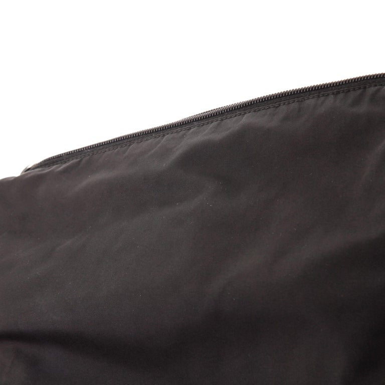 Prada Front Zip Messenger Bag Tessuto Medium at 1stDibs