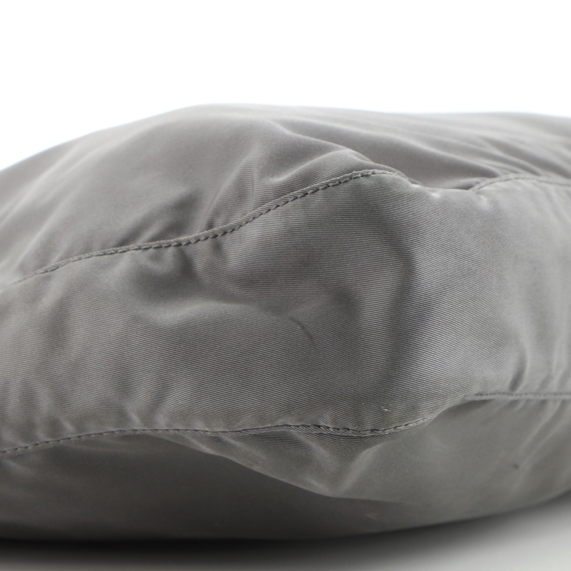 Prada Front Zip Messenger Bag Tessuto Medium at 1stDibs