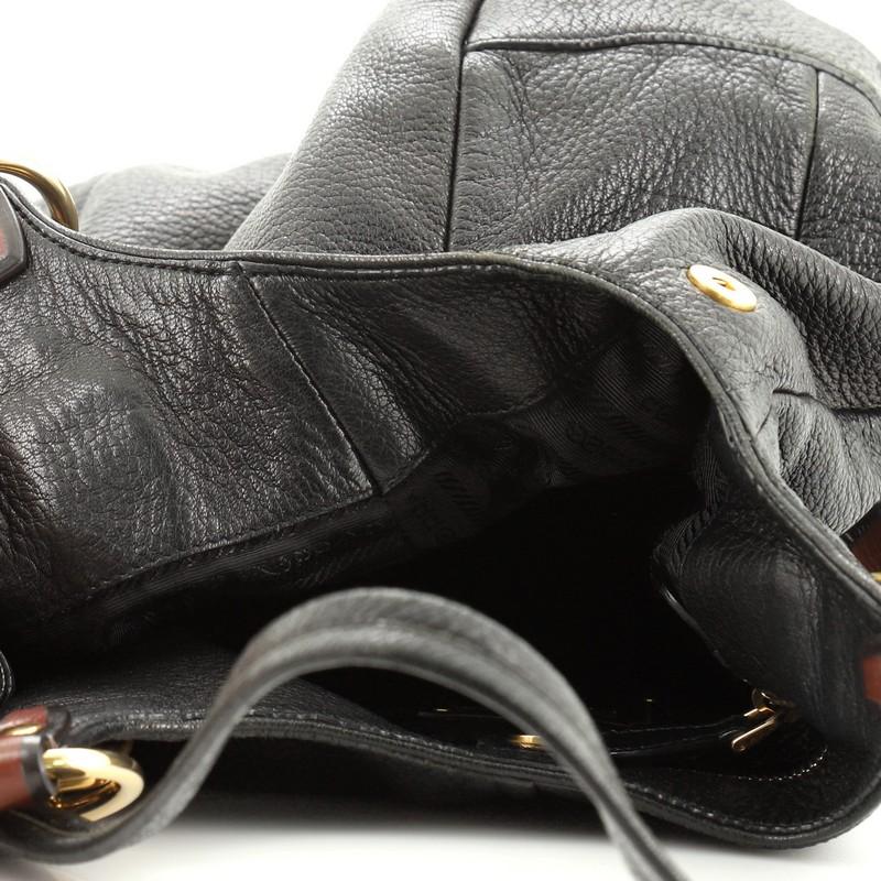 Prada Front Zip Shoulder Bag Cervo Antik Leather Medium 3