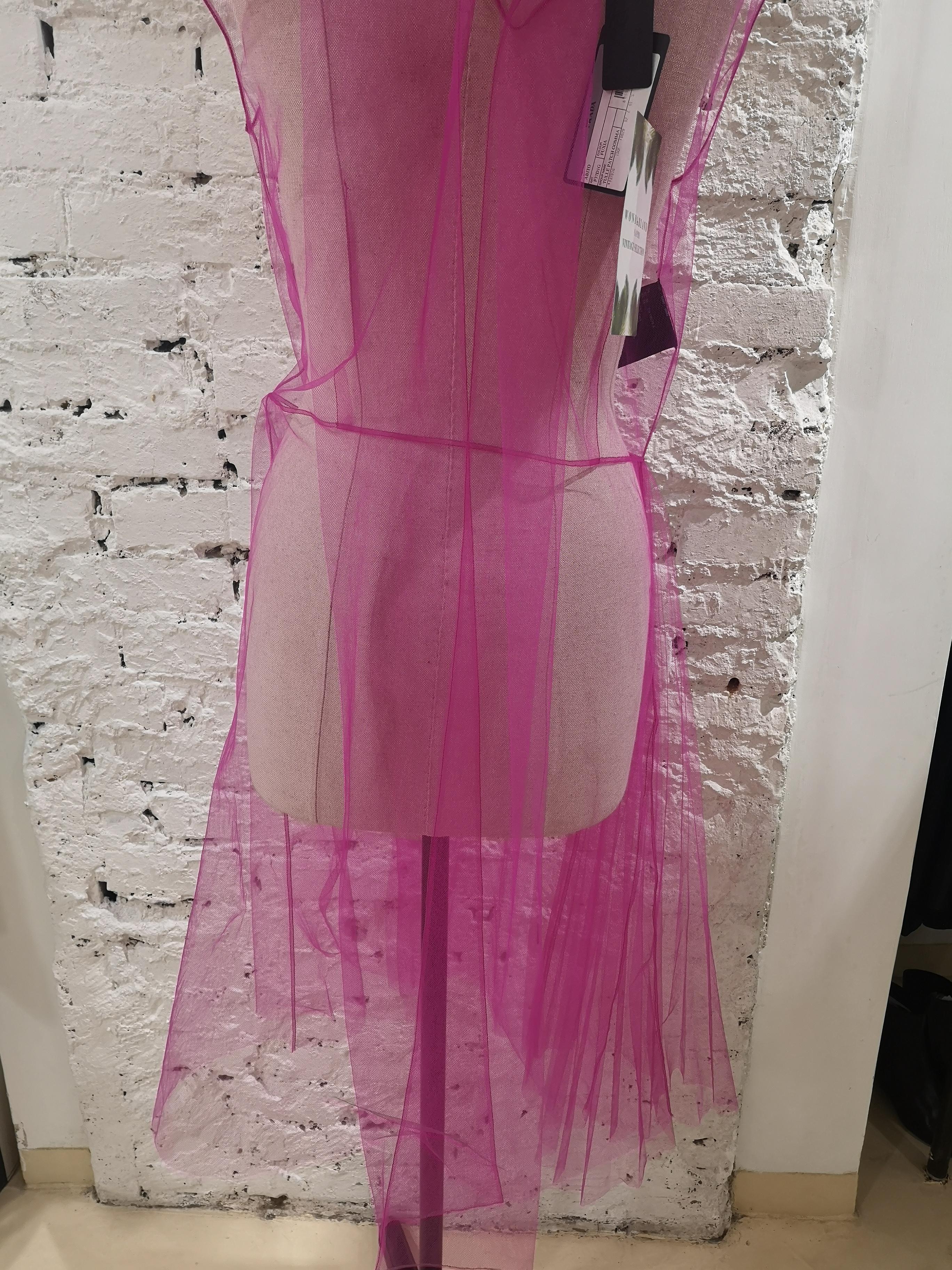 Prada fucsia purple tulle dress For Sale 1