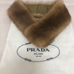 Prada Fur Collar w/Dust Bag