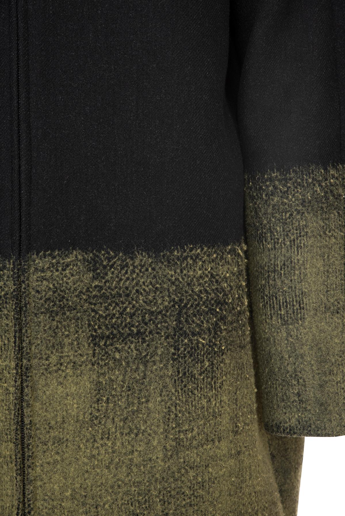 da uomo o donna Prada FW 07 Cappotto monopetto con zip e tessuto agugliato in vendita