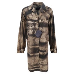 Trench in nylon con stampa astratta Prada FW-2004