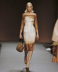 Prada FW2003 Wirbel-Midikleid (S)