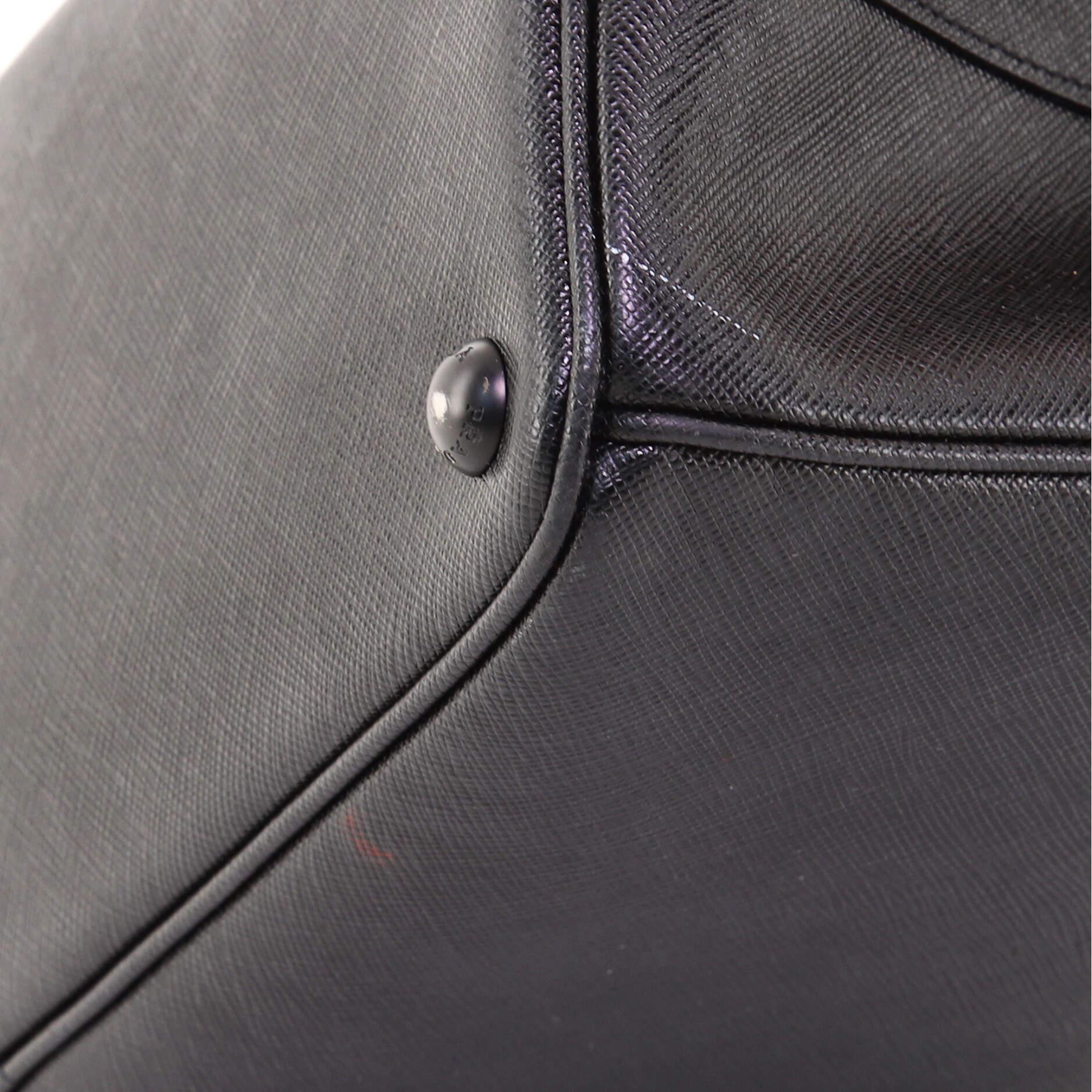 Prada Galleria Double Zip Tote Saffiano Leather Medium 1