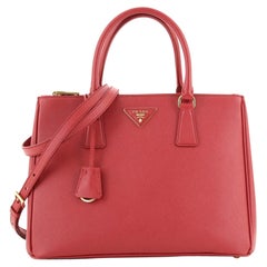 Prada Galleria Double Zip Tote Saffiano Leather Medium