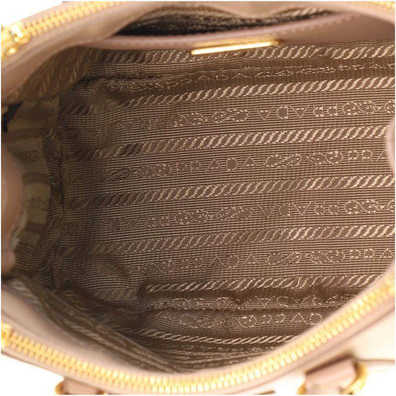 Prada Galleria Double Zip Tote Saffiano Leather Mini 1