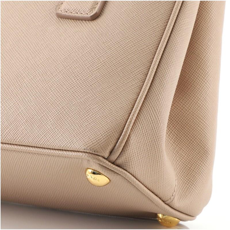 Prada Galleria Double Zip Tote Saffiano Leather Mini 2