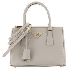 Prada Galleria Double Zip Tote Saffiano Leather Small