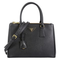 Prada Galleria Double Zip Tote Saffiano Leather Small