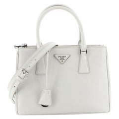 Prada Galleria Double Zip Tote Saffiano Leather Small