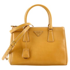 Prada Galleria Double Zip Tote Saffiano Leather Small