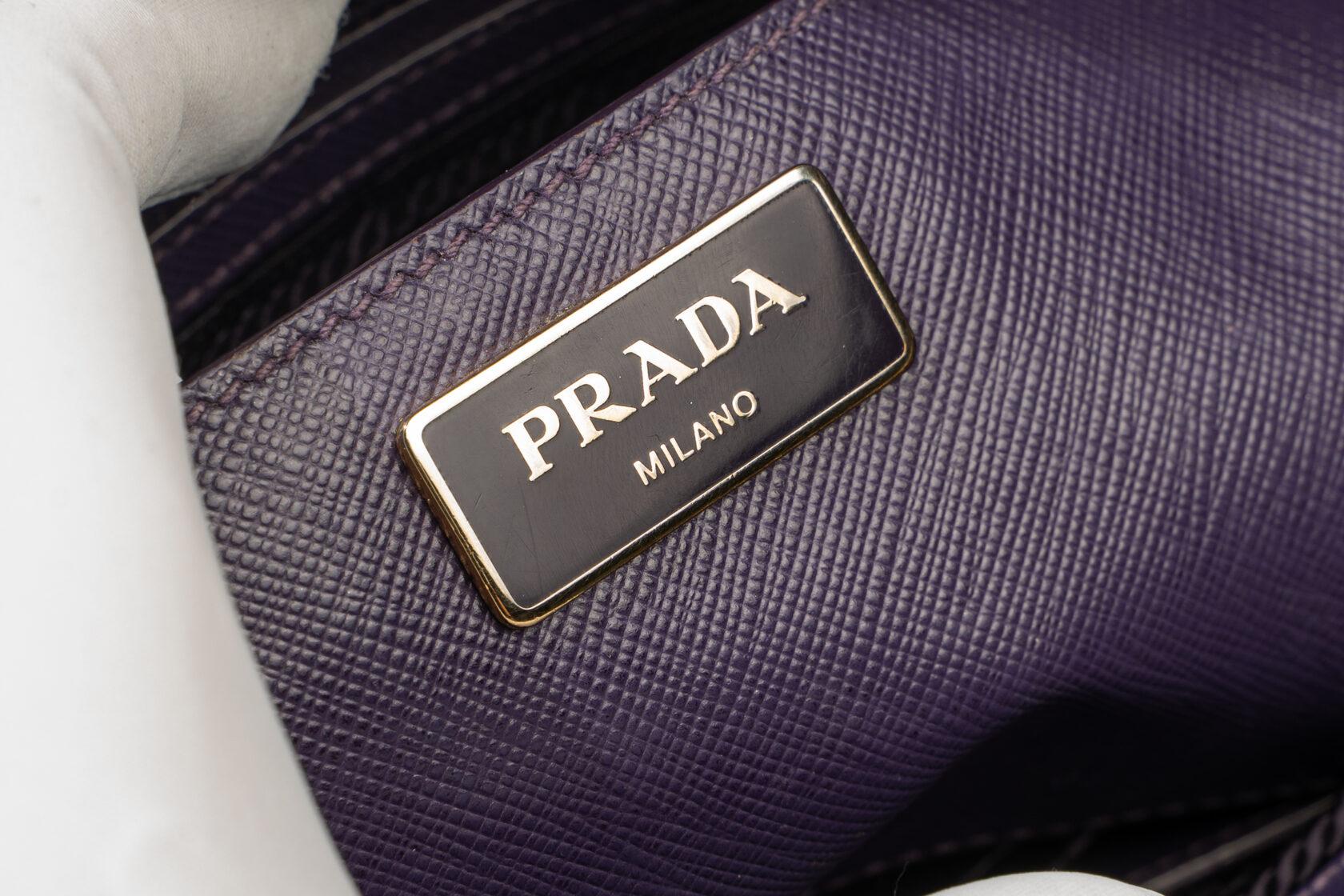 PRADA Galleria Large Purple For Sale 6