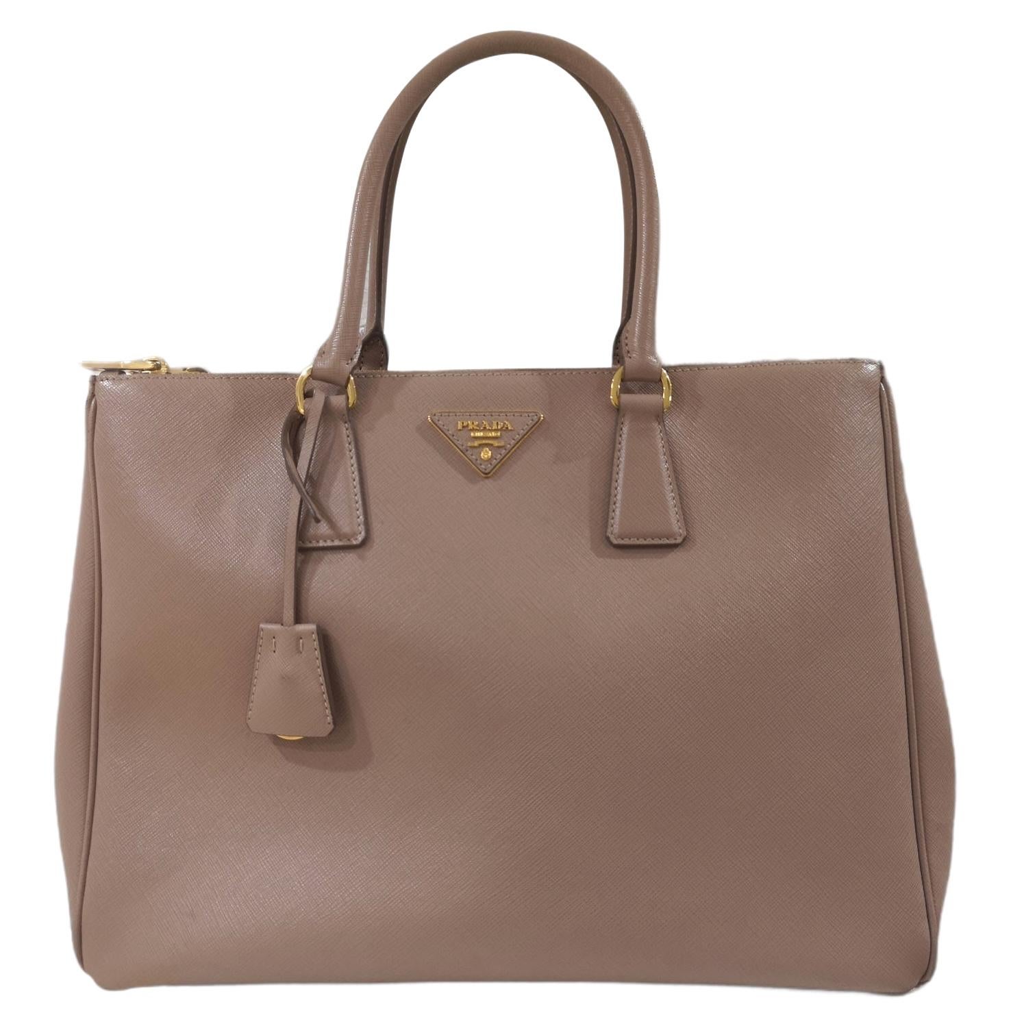 Prada Galleria Leather shoulder handle bag