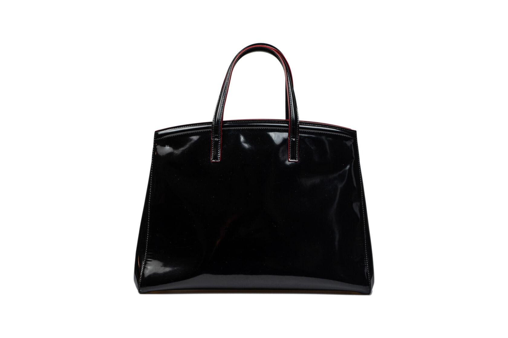 Women's Prada Galleria Patent Leather Black For Sale