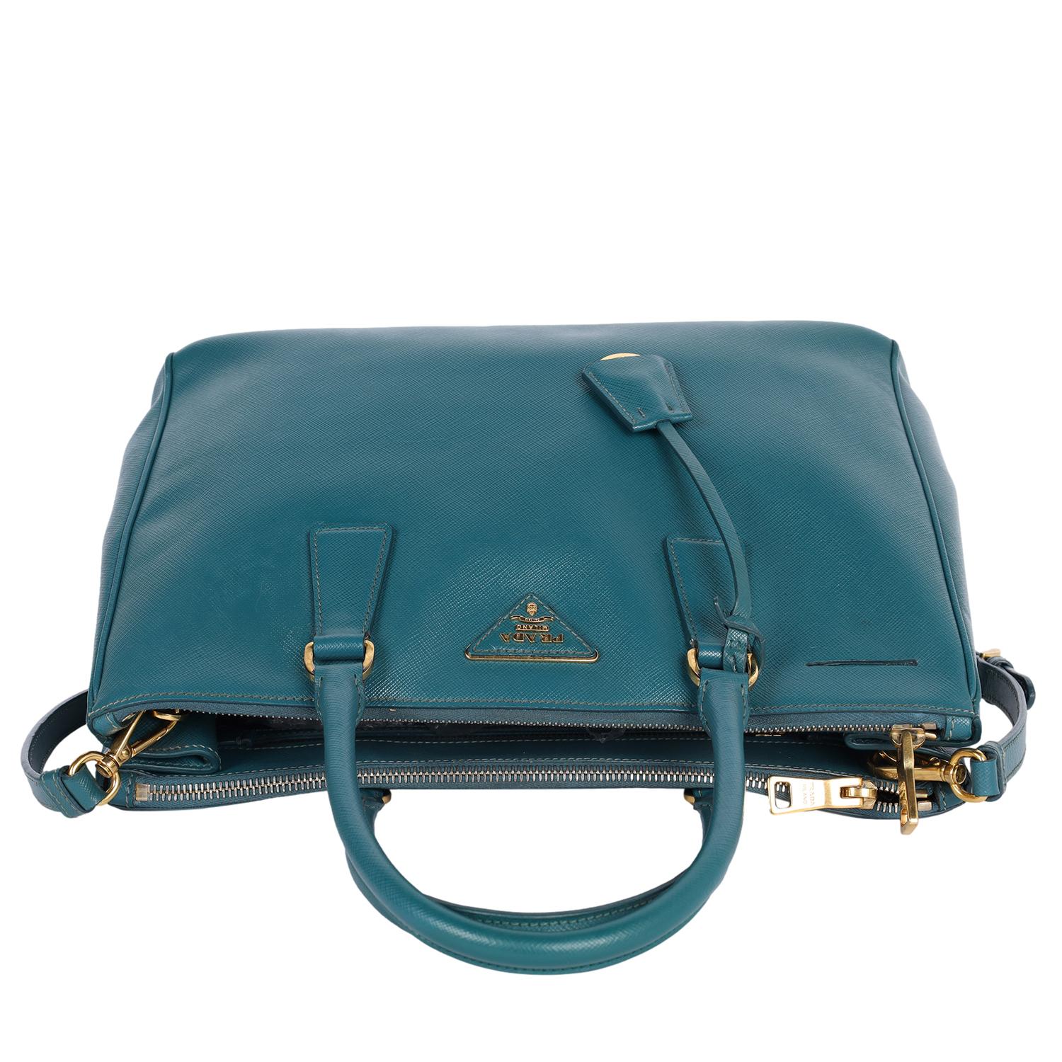 PRADA Galleria Saffiano Grand sac en cuir en vente 5
