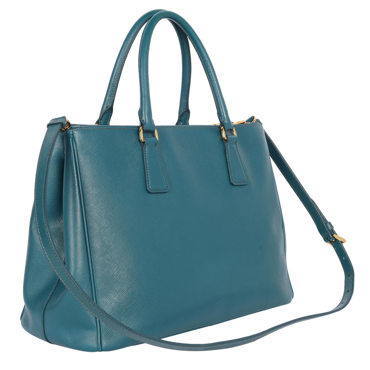 PRADA Galleria Saffiano Grand sac en cuir en vente 1