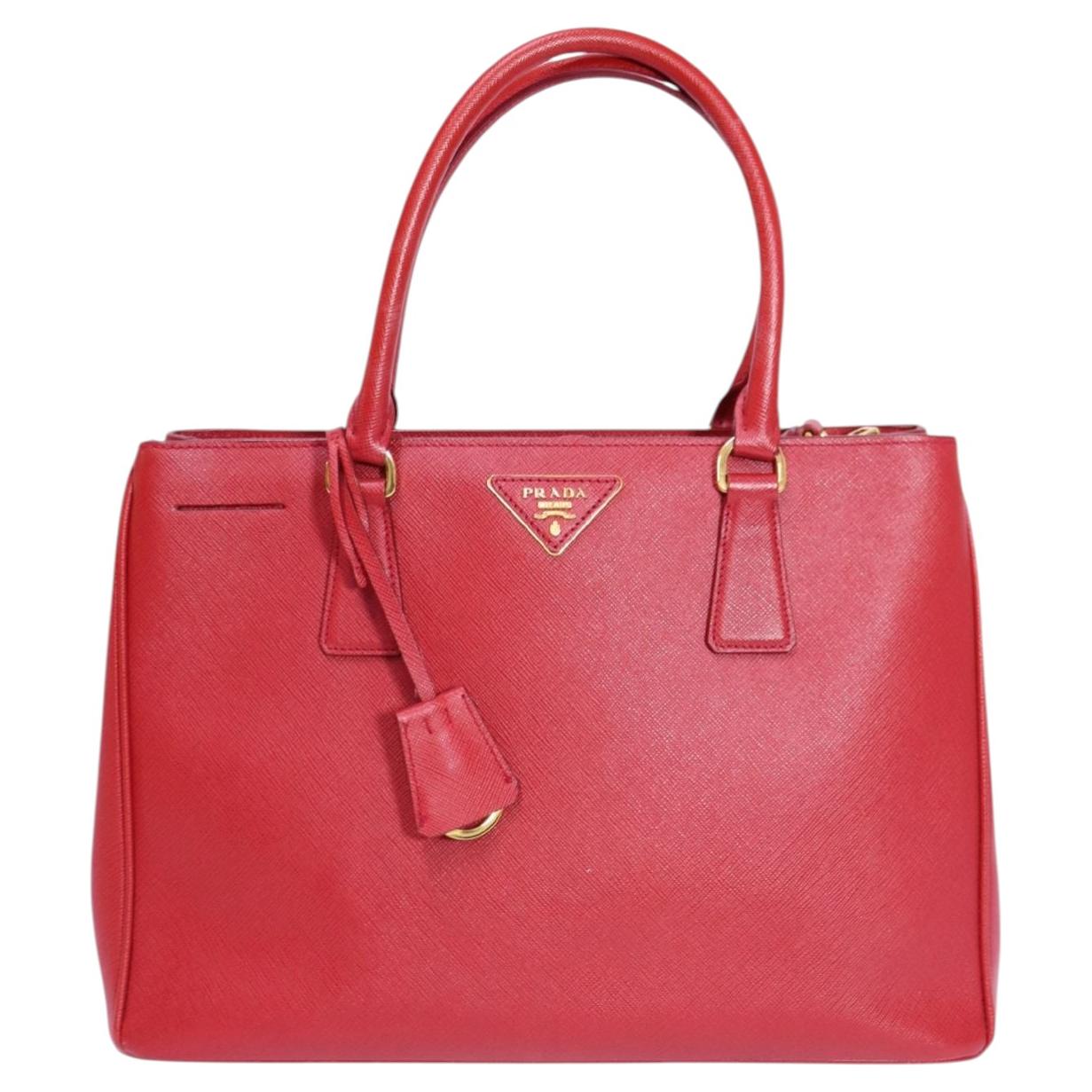 Pre-owned Prada Galleria Tote Bag In Pink