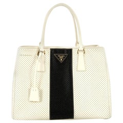 Prada Gardener's Tote Perforated Saffiano Leather Medium