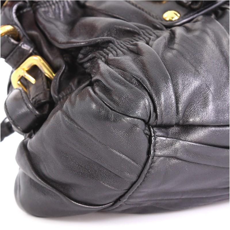 Prada Gaufre Convertible Satchel Nappa Leather Medium 1