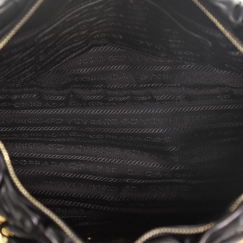 Prada Gaufre Convertible Satchel Nappa Leather Medium 3