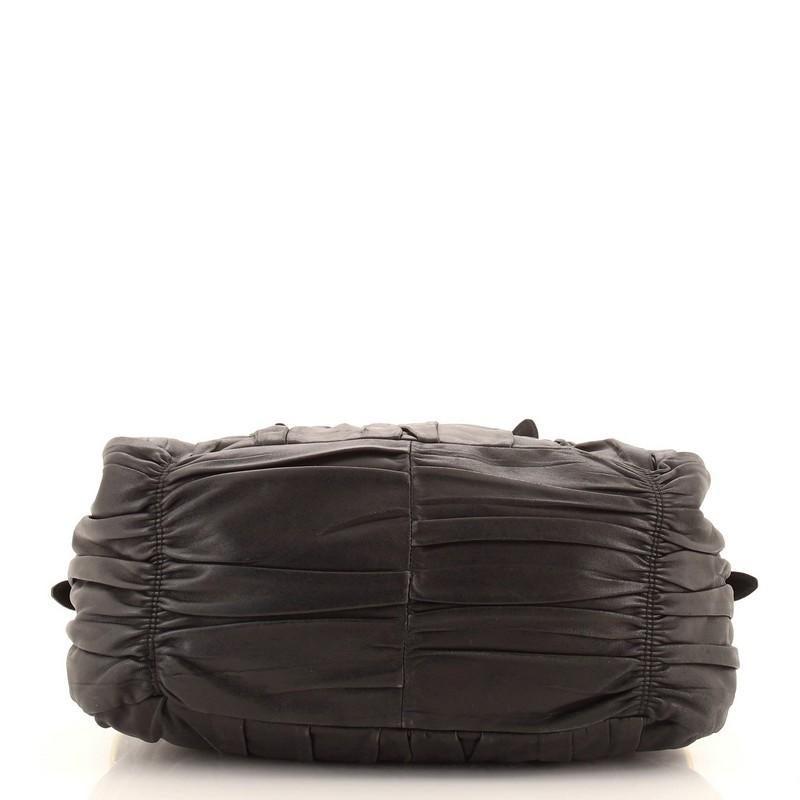 Prada Gaufre Cabrio-Tasche Nappaleder Medium für Damen oder Herren