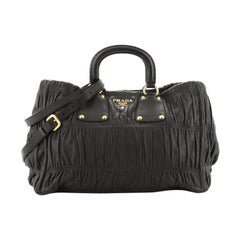 Prada Gaufre Convertible Tote Nappa Leather Medium