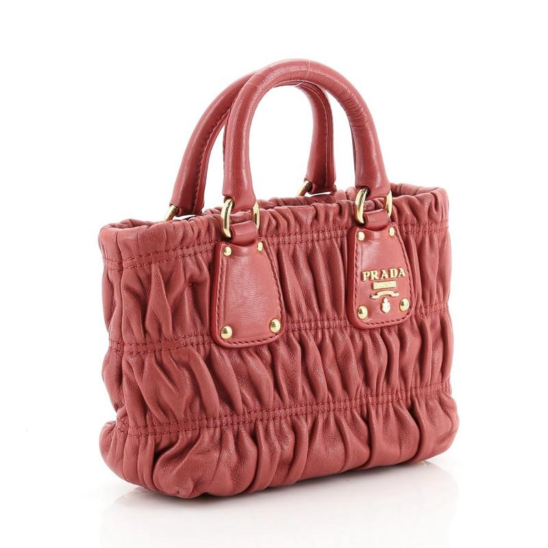 prada gaufre leather bag