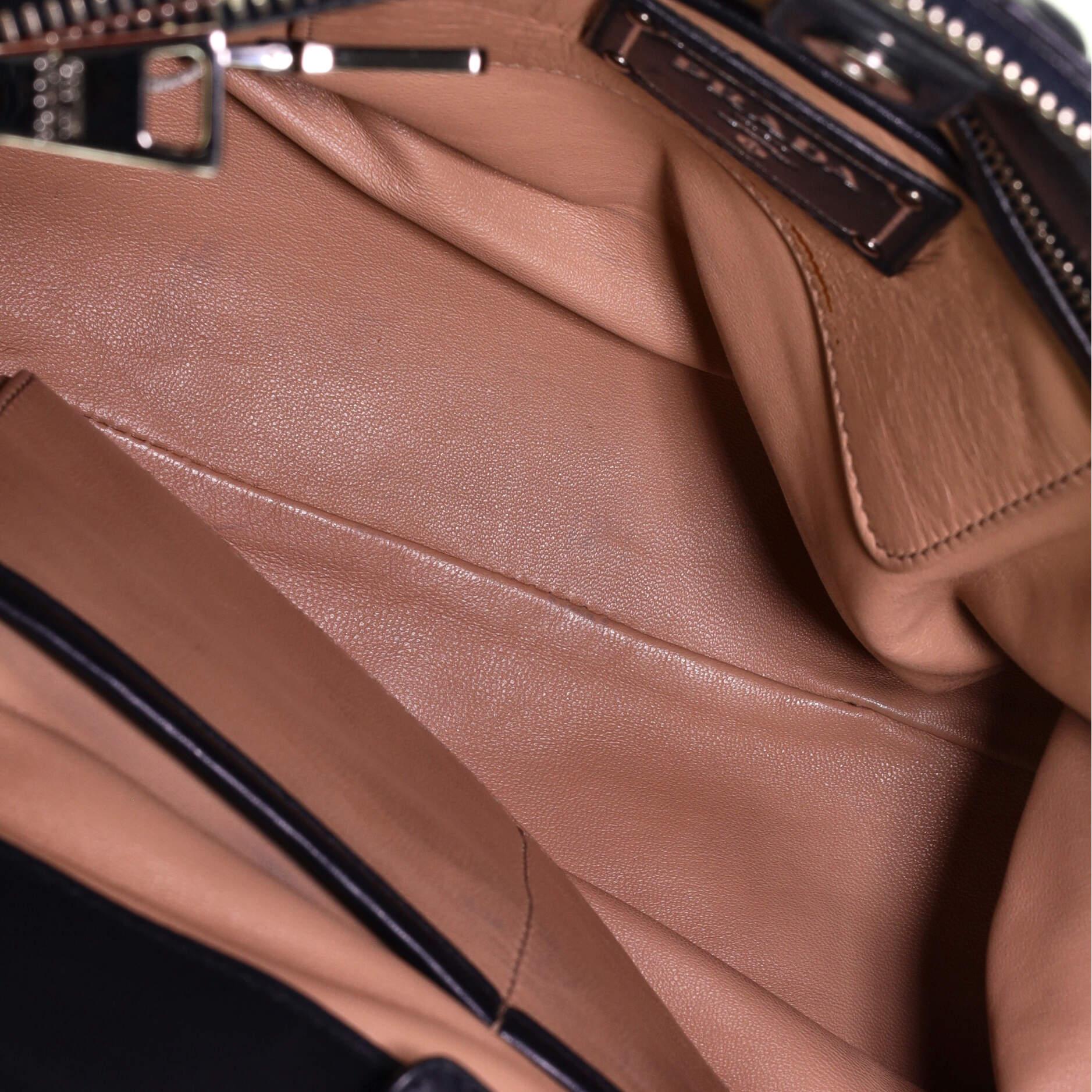 Women's or Men's Prada Gaufre Double Zip Convertible Tote Nappa Leather Large