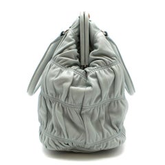 Prada Gaufre Kiss Lock Cipria Nappa Leather bag