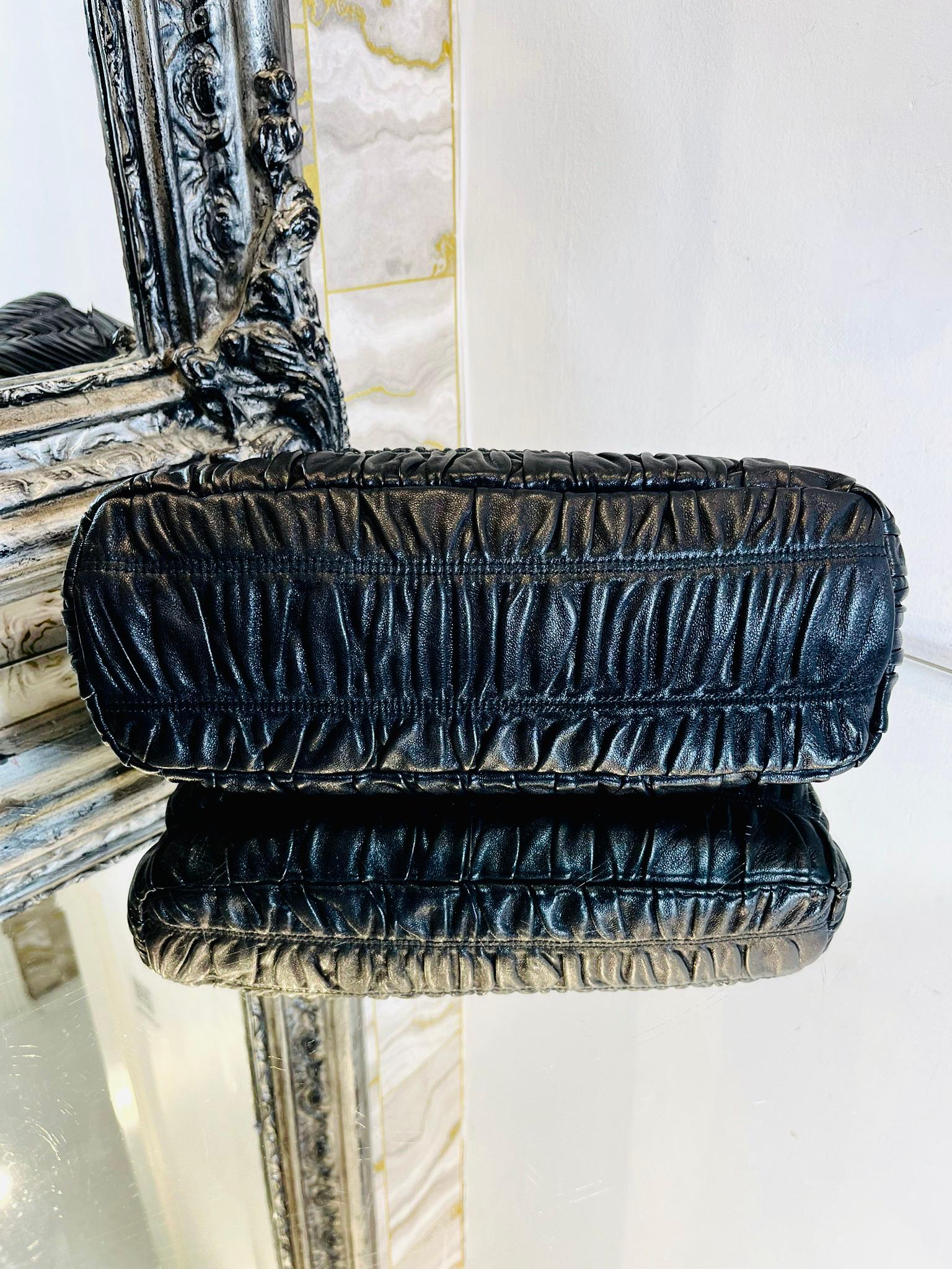 Prada Gaufre Leather Clutch Bag 1