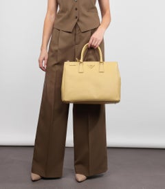 Prada Ginestra Saffiano Lux Leather Large Galleria Tote