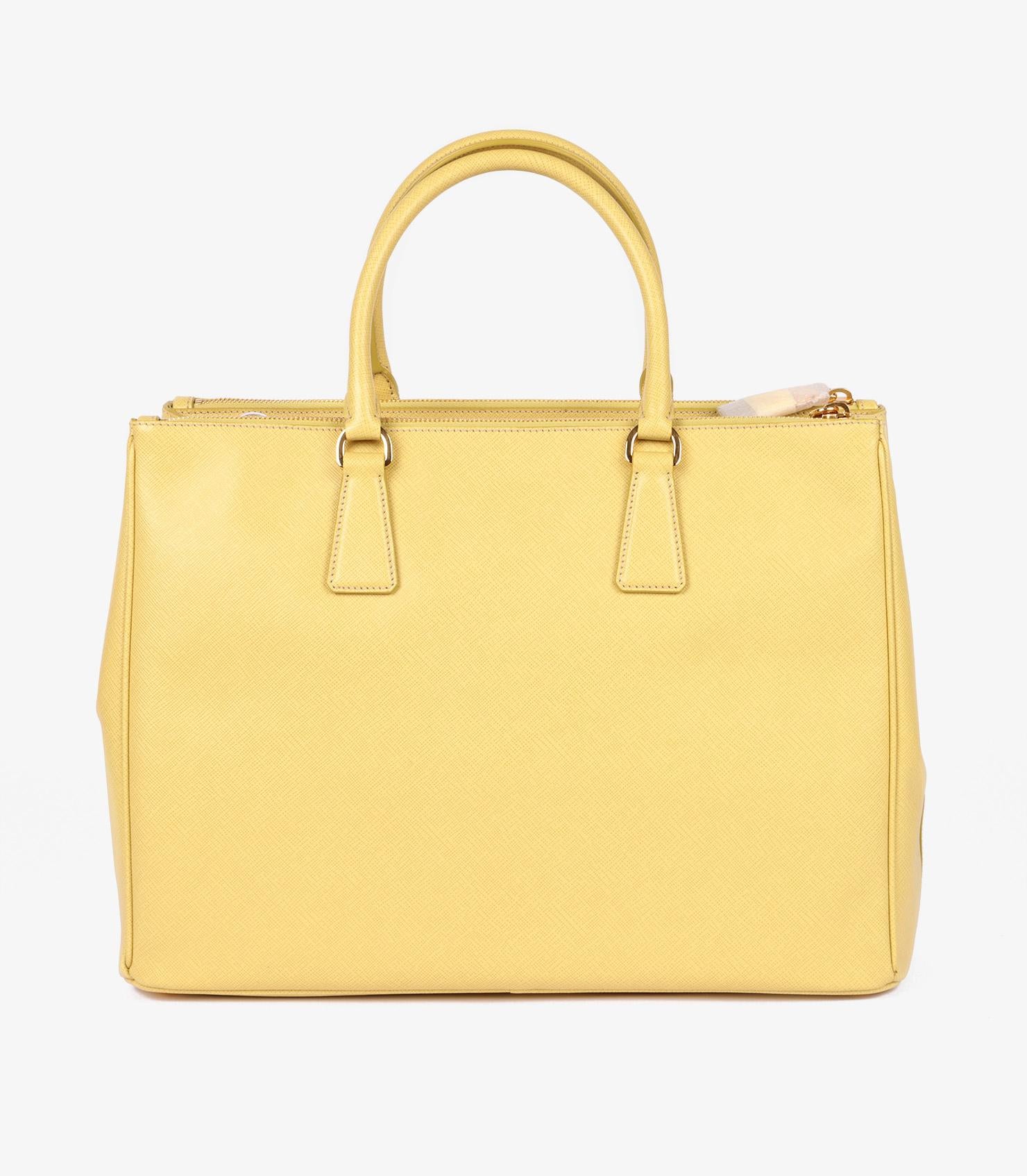 Bolso grande Prada Ginestra de piel saffiano Lux Galleria en venta 1